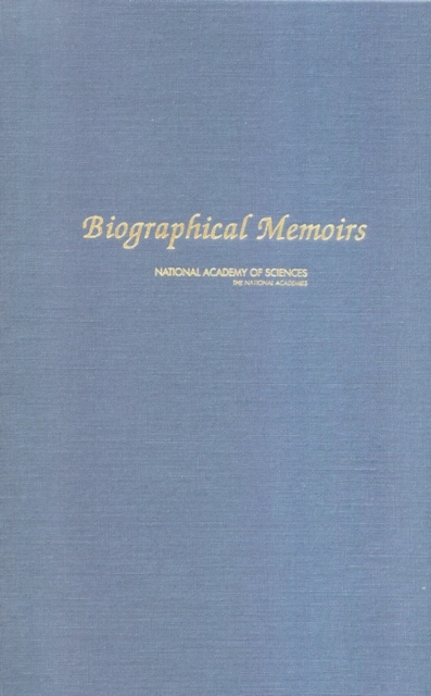 Biographical Memoirs : Volume 89, PDF eBook