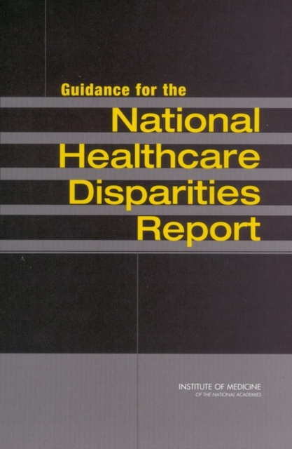 Guidance for the National Healthcare Disparities Report, EPUB eBook