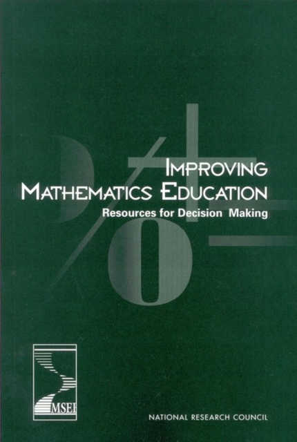 Improving Mathematics Education : Resources for Decision Making, EPUB eBook