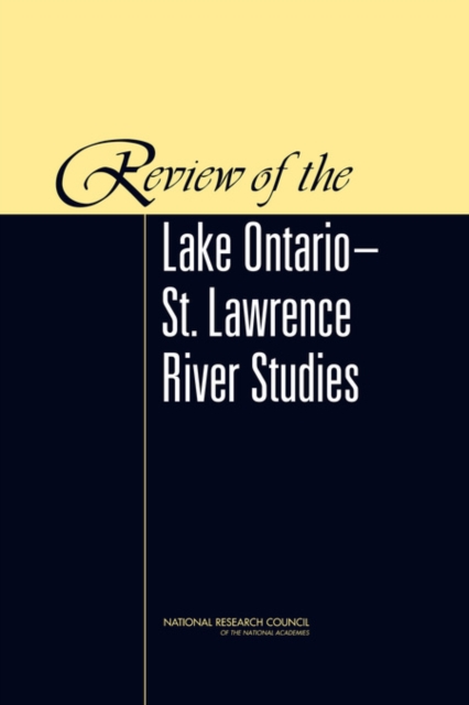 Review of the Lake Ontario-St. Lawrence River Studies, EPUB eBook