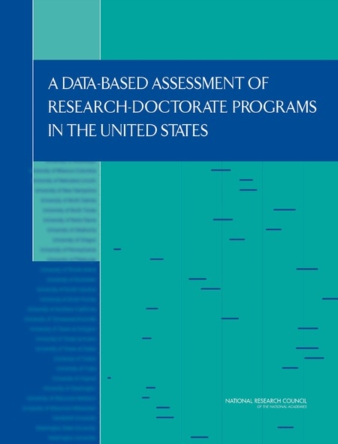 A Data-Based Assessment of Research-Doctorate Programs in the United States (with CD), EPUB eBook