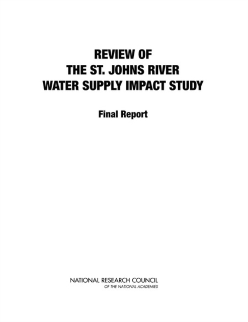Review of the St. Johns River Water Supply Impact Study : Final Report, EPUB eBook
