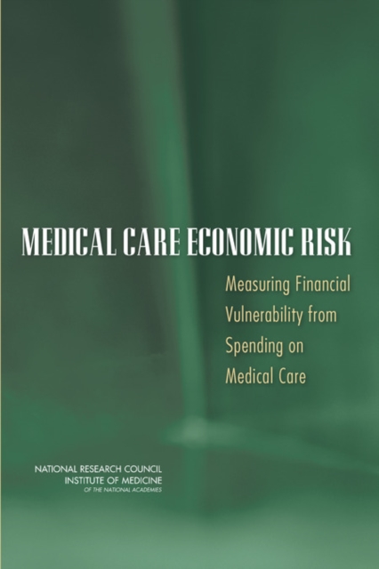 Medical Care Economic Risk : Measuring Financial Vulnerability from Spending on Medical Care, PDF eBook