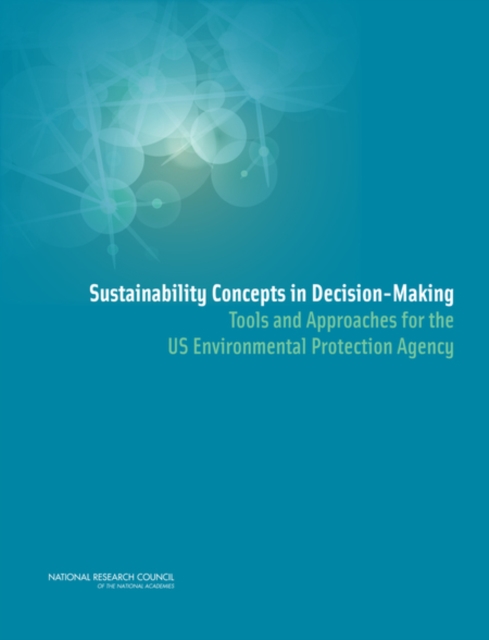 Sustainability Concepts in Decision-Making : Tools and Approaches for the US Environmental Protection Agency, EPUB eBook