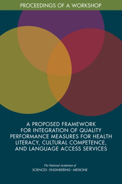 A Proposed Framework for Integration of Quality Performance Measures for Health Literacy, Cultural Competence, and Language Access Services : Proceedings of a Workshop, PDF eBook