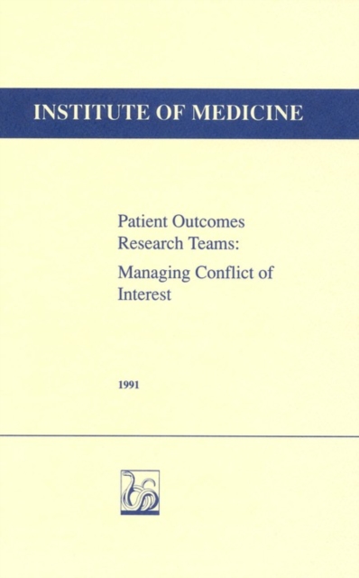 Patient Outcomes Research Teams (PORTS) : Managing Conflict of Interest, PDF eBook