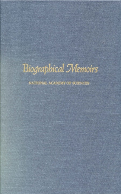 Biographical Memoirs : Volume 74, PDF eBook