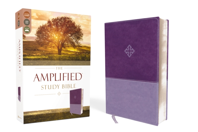 The Amplified Study Bible, Leathersoft, Purple, Leather / fine binding Book