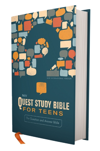 NIV, Quest Study Bible for Teens, Hardcover, Navy, Comfort Print : The Question and Answer Bible, Hardback Book