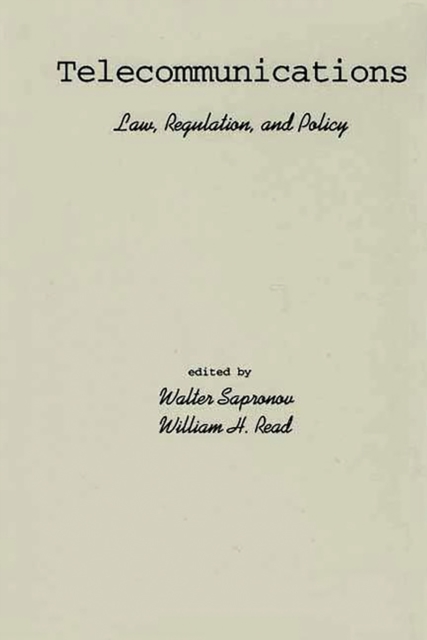 Telecommunications : Law, Regulation, and Policy, PDF eBook