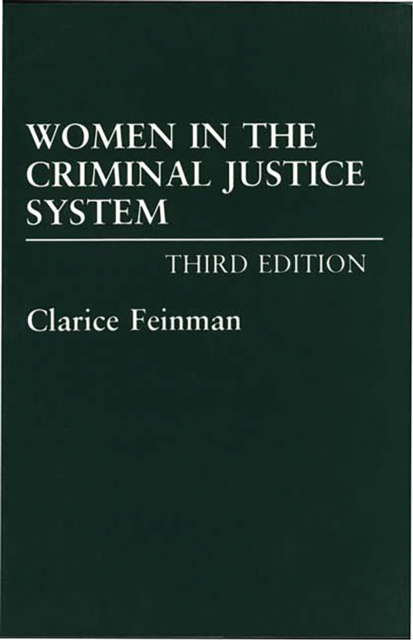 Women in the Criminal Justice System, PDF eBook