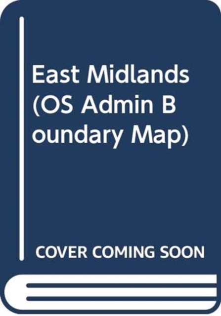 East Midlands, Sheet map, flat Book