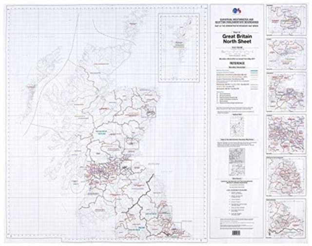 Great Britain North, Sheet map, flat Book