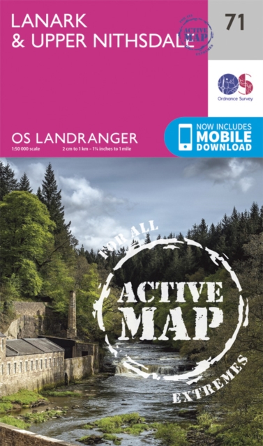 Lanark & Upper Nithsdale, Sheet map, folded Book