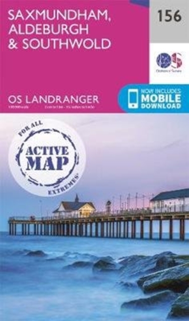 Saxmundham, Aldeburgh & Southwold, Sheet map, folded Book