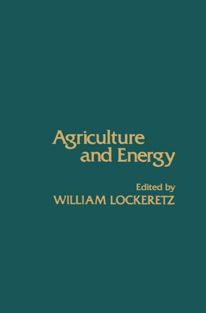 Agriculture and Energy, EPUB eBook