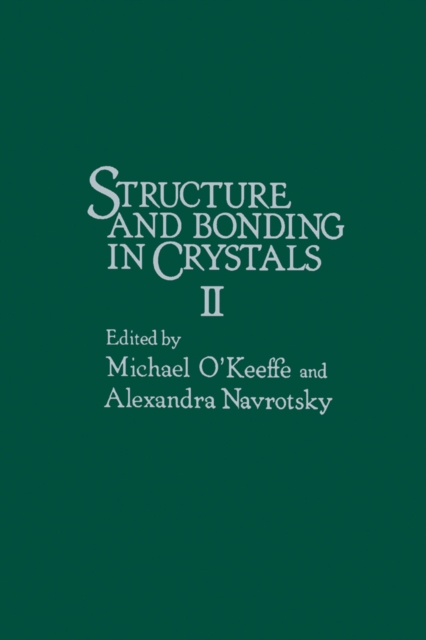 Structure and Bonding in crystals, PDF eBook