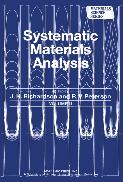 Systematic Materials Analysis Part 2, PDF eBook