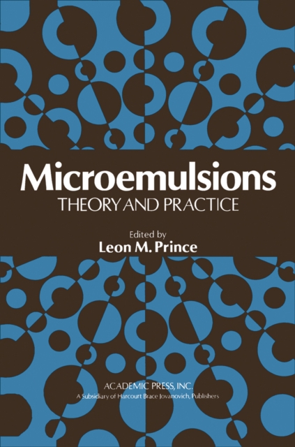 Microemulsions Theory and Practice, PDF eBook