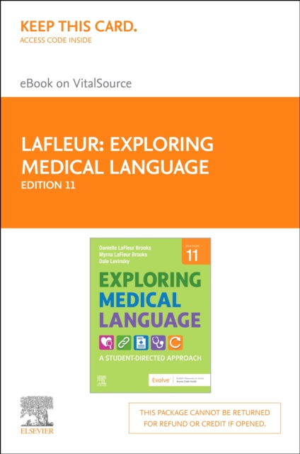 Exploring Medical Language E-Book : A Student-Directed Approach, PDF eBook