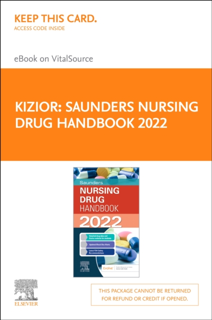Saunders Nursing Drug Handbook 2022 E-Book, PDF eBook