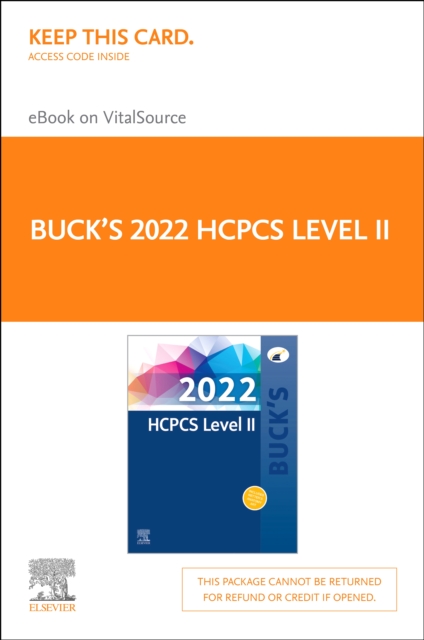 Buck's 2022 HCPCS Level II E-Book : Buck's 2022 HCPCS Level II E-Book, PDF eBook