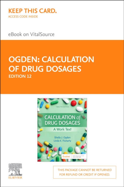 Calculation of Drug Dosages E-Book : A Work Text, PDF eBook