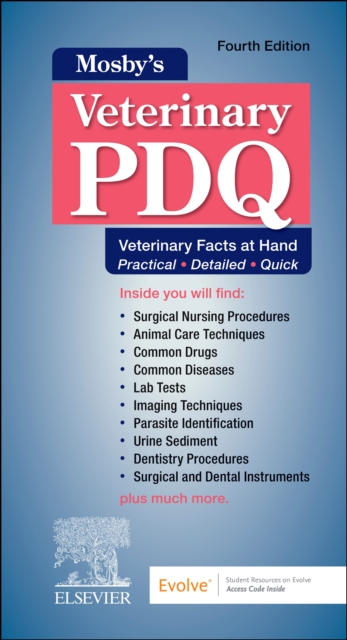 Mosby's Veterinary PDQ, Spiral bound Book