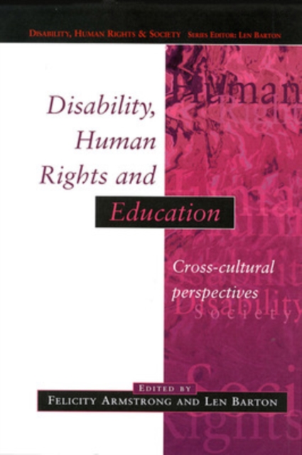 Disability, Human Rights and Education, PDF eBook