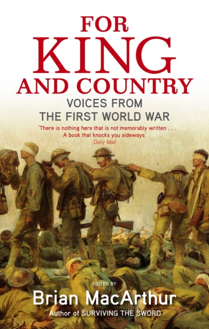 For King And Country : Voices from the First World War, EPUB eBook