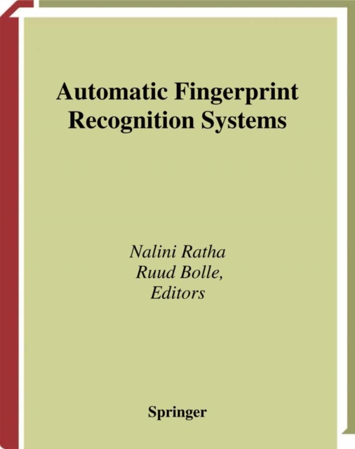 Automatic Fingerprint Recognition Systems, PDF eBook