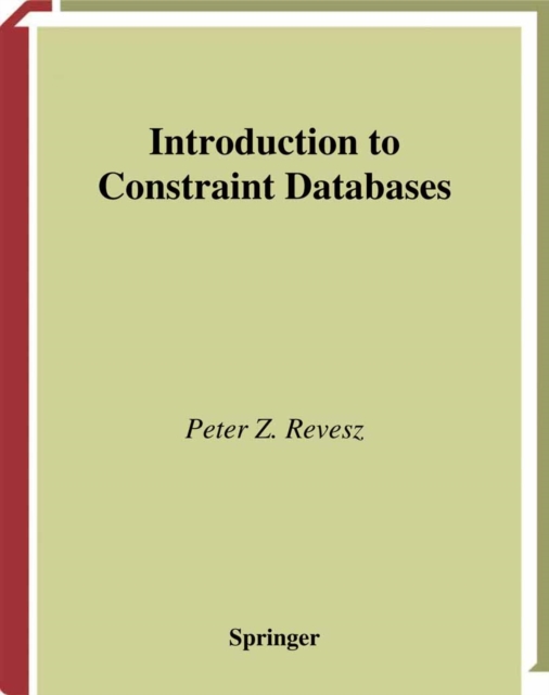 Introduction to Constraint Databases, PDF eBook