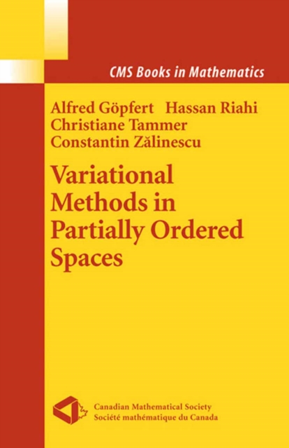 Variational Methods in Partially Ordered Spaces, PDF eBook