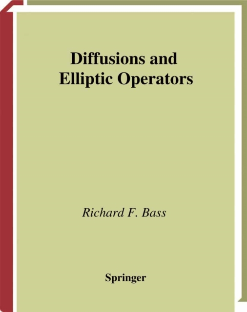 Diffusions and Elliptic Operators, PDF eBook