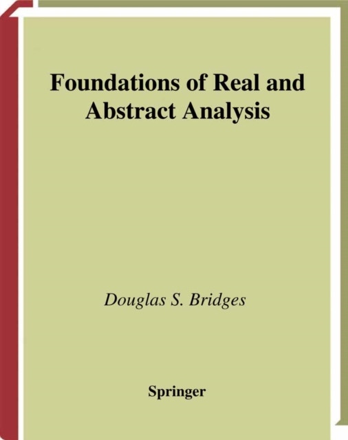 Foundations of Real and Abstract Analysis, PDF eBook