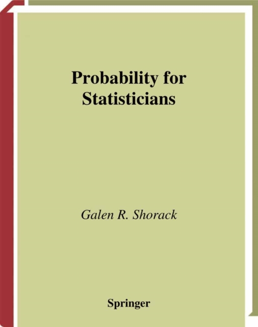 Probability for Statisticians, PDF eBook