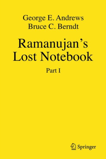 Ramanujan's Lost Notebook : Part I, PDF eBook