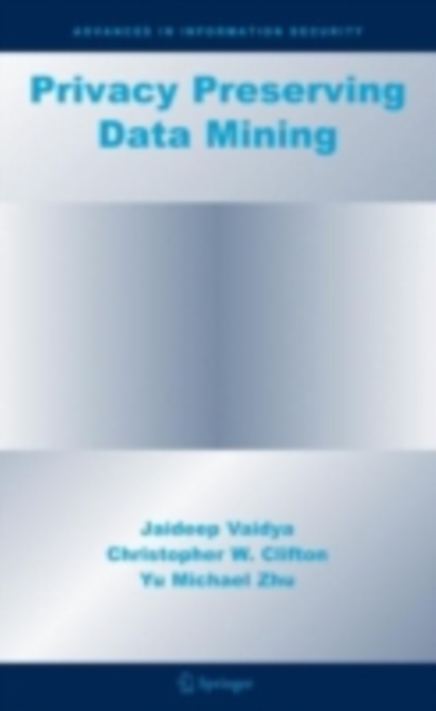 Privacy Preserving Data Mining, PDF eBook
