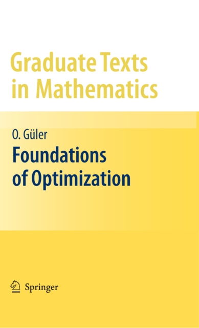 Foundations of Optimization, PDF eBook
