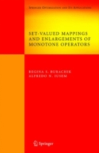 Set-Valued Mappings and Enlargements of Monotone Operators, PDF eBook