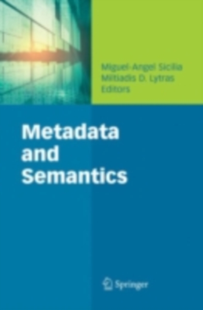 Metadata and Semantics, PDF eBook