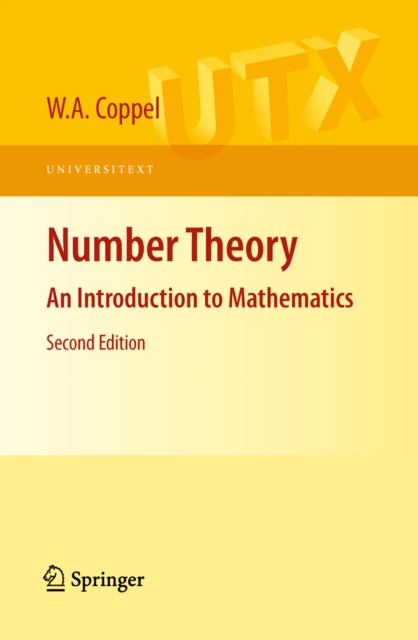 Number Theory : An Introduction to Mathematics, PDF eBook