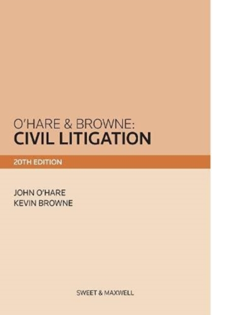 O'Hare & Browne: Civil Litigation, Paperback / softback Book