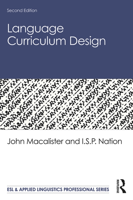 Language Curriculum Design, PDF eBook