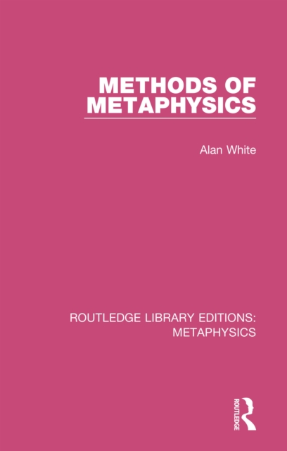 Methods of Metaphysics, EPUB eBook