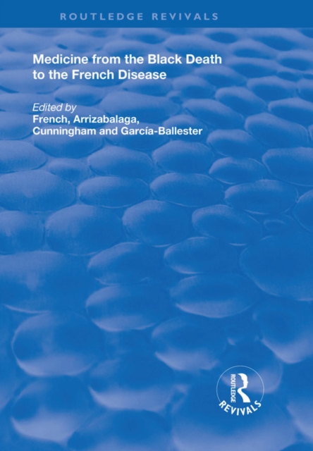 Medicine from the Black Death to the French Disease, EPUB eBook