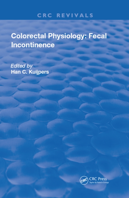 Colorectal Physiology : Fecal Incontinence, EPUB eBook