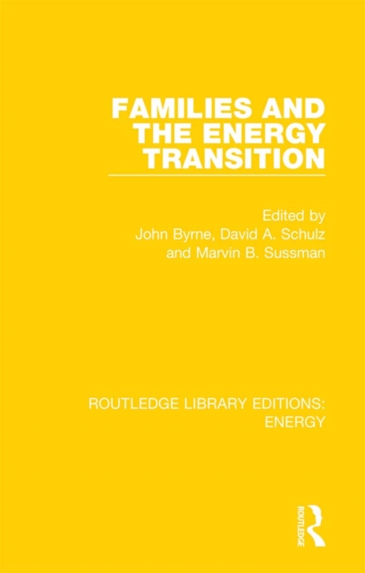 Families and the Energy Transition, EPUB eBook