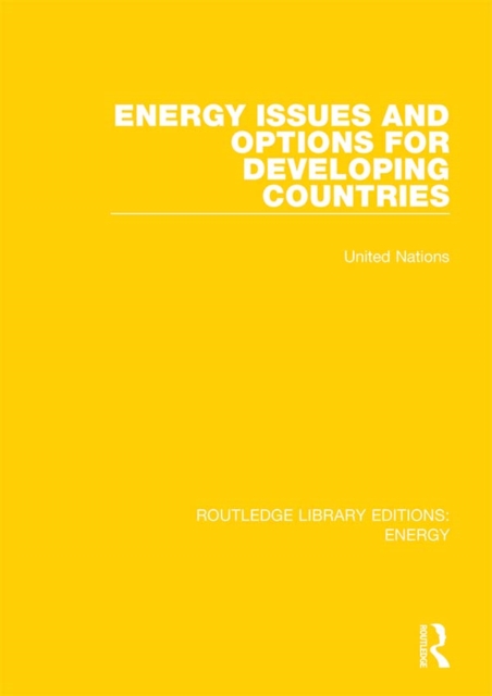 Energy Issues and Options for Developing Countries, EPUB eBook