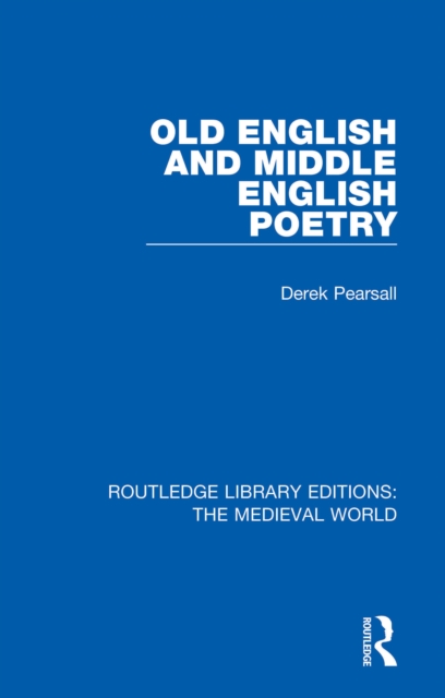 Old English and Middle English Poetry, EPUB eBook